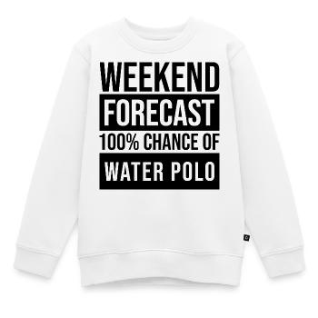 Wasserball, Wasserball, Wasserball, - Kinder Premium Organic Sweatshirt - Weiß - Vorne - AI Model Kid Male (0cm)