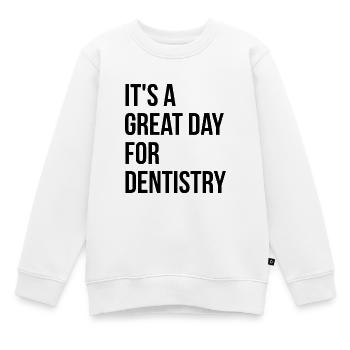 Zahnarzt Zahnarzt Zahnarzt Zahnarzt - Kinder Premium Organic Sweatshirt - Weiß - Vorne - AI Model Kid Male (0cm)