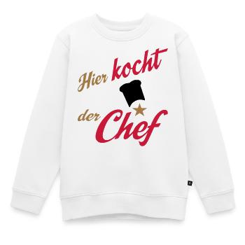 cuire à feu - Sweat Premium enfant bio - blanc - Devant - AI Model Kid Male (0cm)