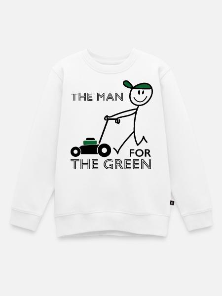 Lustige Sprüche für Gärtner - Kinder Premium Organic Sweatshirt - Weiß