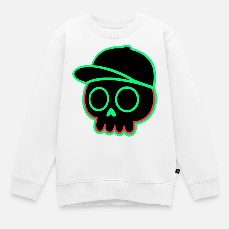 Casquette Néon - Sweat Premium enfant bio - blanc