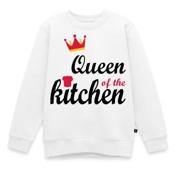 cuire à feu - Sweat Premium enfant bio - blanc - Devant - AI Model Kid Male (0cm)