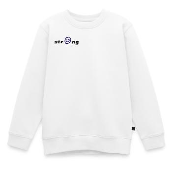Lebendige -Grafik auf Textil - Kinder Premium Organic Sweatshirt - Weiß - Vorne - AI Model Kid Male (0cm)