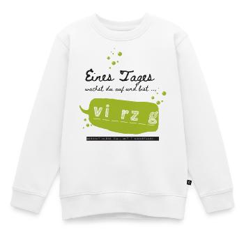 Vierzigster Geburtstag - Kinder Premium Organic Sweatshirt - Weiß - Vorne - AI Model Kid Male (0cm)