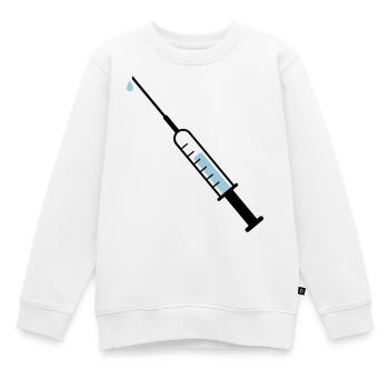 Medicine - Kids Premium Organic Sweatshirt - white - Front - AI Model Kid Male (0cm)