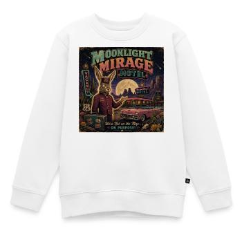 Vintage Motel Spruch Wüste Oldtimer Halloween - Kinder Premium Organic Sweatshirt - Weiß - Vorne - AI Model Kid Male (0cm)