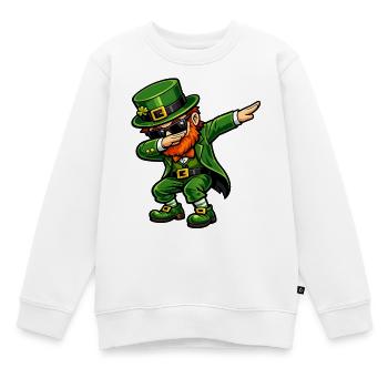 Dabbing Ire - Kinder Premium Organic Sweatshirt - Weiß - Vorne - AI Model Kid Male (0cm)