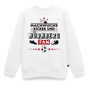 Nürnberg Fußball Nachwuchs Baby Kinder Spieler - Kinder Premium Organic Sweatshirt - Weiß - Vorne - AI Model Kid Male (0cm)
