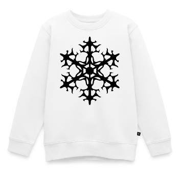 Schneestern - Kinder Premium Organic Sweatshirt - Weiß - Vorne - AI Model Kid Male (0cm)