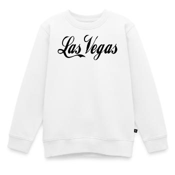 Las Vegas - Kinder Premium Organic Sweatshirt - Weiß - Vorne - AI Model Kid Male (0cm)