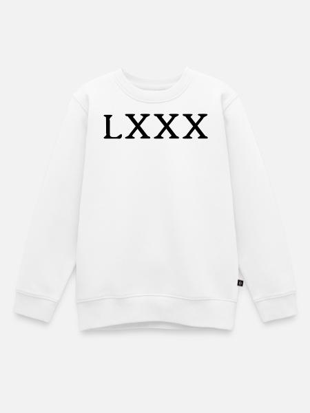 80 années - chiffres romains - Sweat Premium enfant bio - blanc