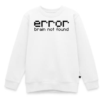 error brain not found - Kinder Premium Organic Sweatshirt - Weiß - Vorne - AI Model Kid Male (0cm)