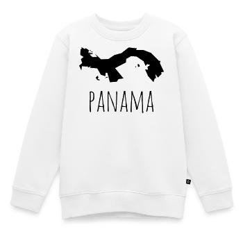 panama - Kinder Premium Organic Sweatshirt - Weiß - Vorne - AI Model Kid Male (0cm)