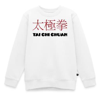 Tai Chi Chuan - Sweat Premium enfant bio - blanc - Devant - AI Model Kid Male (0cm)