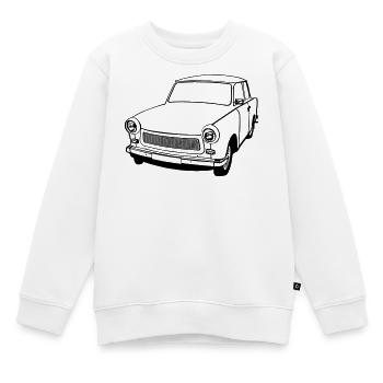  , Ostalgie , DDR Kult , Oldtimer (25) - Kinder Premium Organic Sweatshirt - Weiß - Vorne - AI Model Kid Male (0cm)