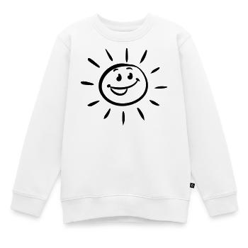 Sommer Sonne Sonnenschein - Kinder Premium Organic Sweatshirt - Weiß - Vorne - AI Model Kid Male (0cm)