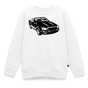 SLK Roadster Cabrio (25) - Kinder Premium Organic Sweatshirt - Weiß - Vorne - AI Model Kid Male (0cm)