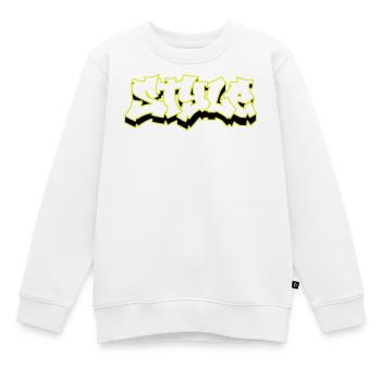 Style Grafiti - Kinder Premium Organic Sweatshirt - Weiß - Vorne - AI Model Kid Male (0cm)