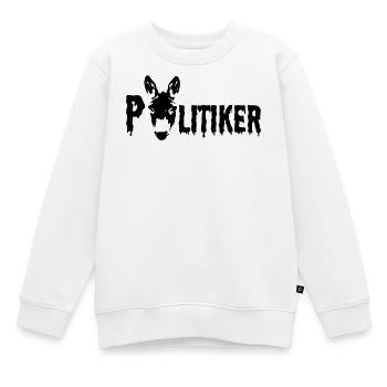 Politiker Politik frech lustig Esel Tier Geschenk - Kinder Premium Organic Sweatshirt - Weiß - Vorne - AI Model Kid Male (0cm)