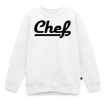 Chef - Kinder Premium Organic Sweatshirt - Weiß - Vorne - AI Model Kid Male (0cm)