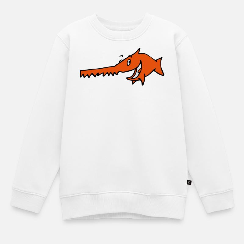 Sagerelle - Sweat Premium enfant bio - blanc
