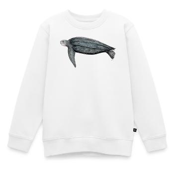 Tortue Lüth Lederschildkröte Lederschildkröte Leder - Kinder Premium Organic Sweatshirt - Weiß - Vorne - AI Model Kid Male (0cm)