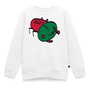 bug color VEKTOR Insekt Krabbeltier - Kinder Premium Organic Sweatshirt - Weiß - Vorne - AI Model Kid Male (0cm)