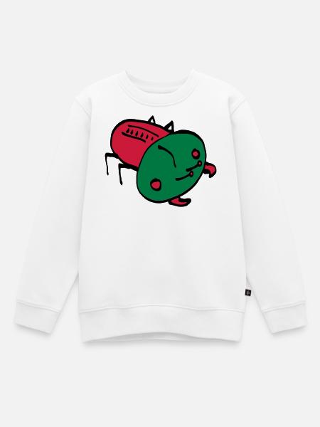 couleur insecte vecteur insecte animal rampant - Sweat Premium enfant bio - blanc