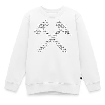 Bonne chance - Sweat Premium enfant bio - blanc - Devant - AI Model Kid Male (0cm)