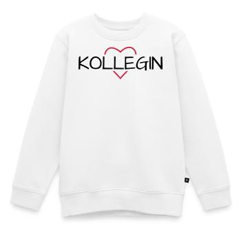 Cadeau de collègue préféré - Sweat Premium enfant bio - blanc - Devant - AI Model Kid Male (0cm)
