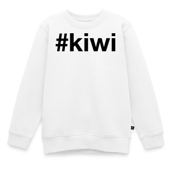 KIWI - Kinder Premium Organic Sweatshirt - Weiß - Vorne - AI Model Kid Male (0cm)