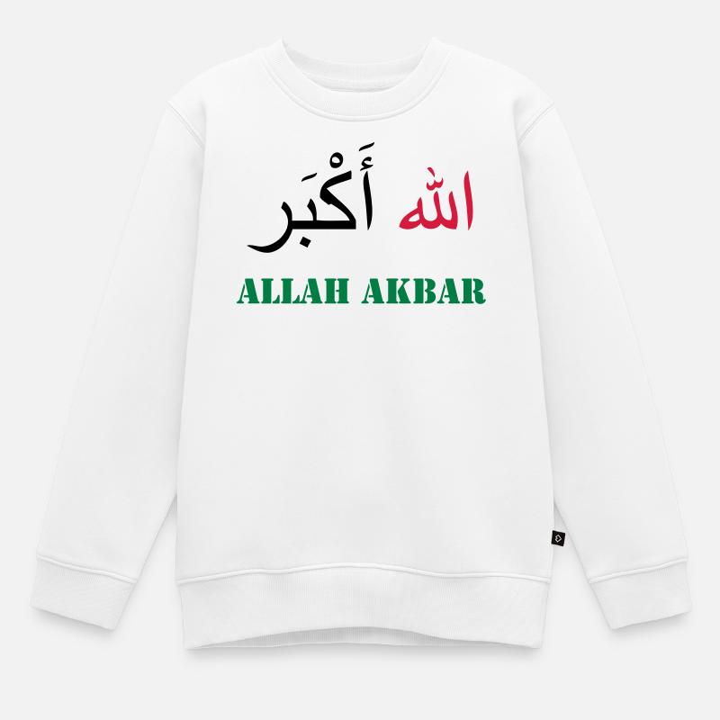 Allah Akbar - Bluza Premium dziecięca bio - biały