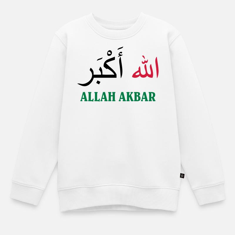 Allah Akbar - Bluza Premium dziecięca bio - biały