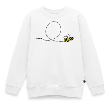 Raver - Sweat Premium enfant bio - blanc - Devant - AI Model Kid Male (0cm)