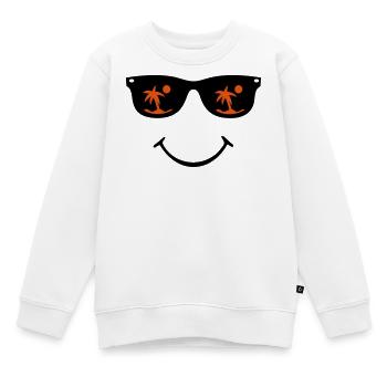 Lunettes de soleil - Sweat Premium enfant bio - blanc - Devant - AI Model Kid Male (0cm)