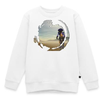 robot dessert - Kinder Premium Organic Sweatshirt - Weiß - Vorne - AI Model Kid Male (0cm)