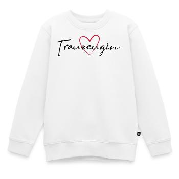 Trauzeugin Herz Junggesellinnenabschied - Kinder Premium Organic Sweatshirt - Weiß - Vorne - AI Model Kid Male (0cm)