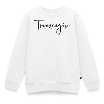 Trauzeugin Freundin Junggesellinnenabschied - Kinder Premium Organic Sweatshirt - Weiß - Vorne - AI Model Kid Male (0cm)