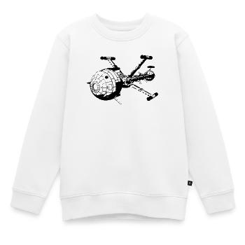 Captain Future - Comet - Kids Premium Organic Sweatshirt - white - Front - AI Model Kid Male (0cm)