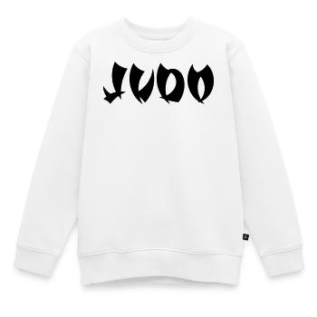 Judo - Kinder Premium Organic Sweatshirt - Weiß - Vorne - AI Model Kid Male (0cm)