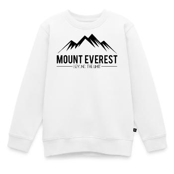 Mount Everest jenseits der Grenzen - Kinder Premium Organic Sweatshirt - Weiß - Vorne - AI Model Kid Male (0cm)