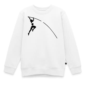 Jump - Kids Premium Organic Sweatshirt - white - Front - AI Model Kid Male (0cm)