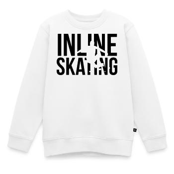 roller - Sweat Premium enfant bio - blanc - Devant - AI Model Kid Male (0cm)