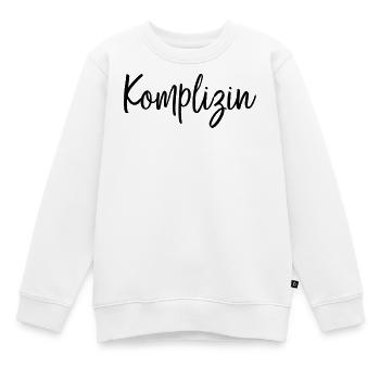 Komplizin Freundin Partnerin Geschenk - Kinder Premium Organic Sweatshirt - Weiß - Vorne - AI Model Kid Male (0cm)