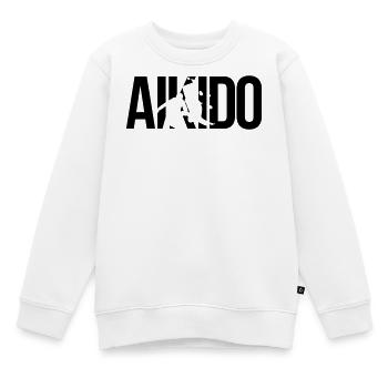 aikido - Sweat Premium enfant bio - blanc - Devant - AI Model Kid Male (0cm)