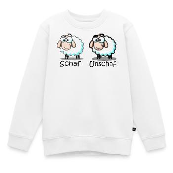 Schaf - Kinder Premium Organic Sweatshirt - Weiß - Vorne - AI Model Kid Male (0cm)