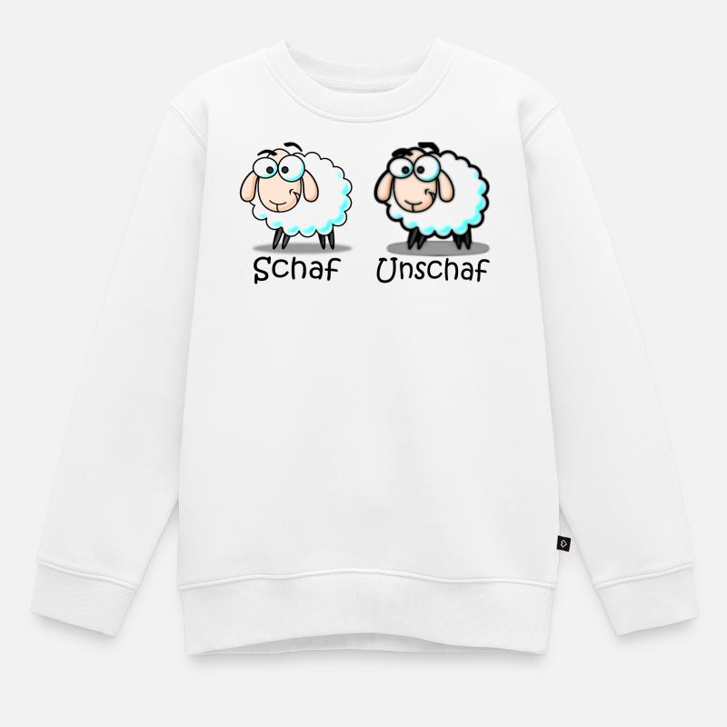 mouton - Sweat Premium enfant bio - blanc