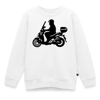 Roller - Kinder Premium Organic Sweatshirt - Weiß - Vorne - AI Model Kid Male (0cm)
