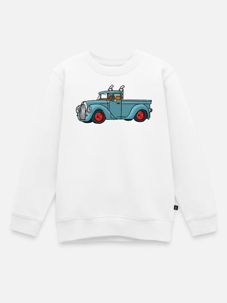 Prendre - Sweat Premium enfant bio - blanc