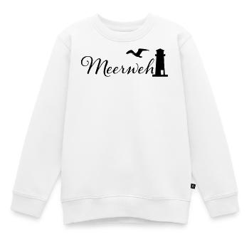 Malénette - Sweat Premium enfant bio - blanc - Devant - AI Model Kid Male (0cm)